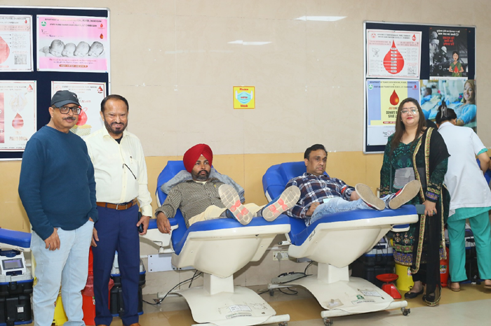 Thalassaemic Charitable Trust organised its 294th Blood Donation Camp on 16th March 2024 in PGIMER, Chandigarh in coordination with Deptt. of Transfusion Medicine PGIMER